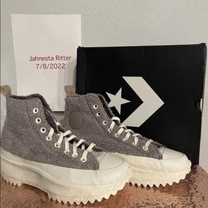 Converse Run Star Sherpa Sneakers